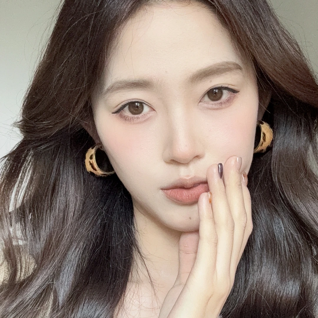 oushipei/欧诗佩 铜合金耳饰 复古欧美辣妹豹纹耳圈几何宽边耳环