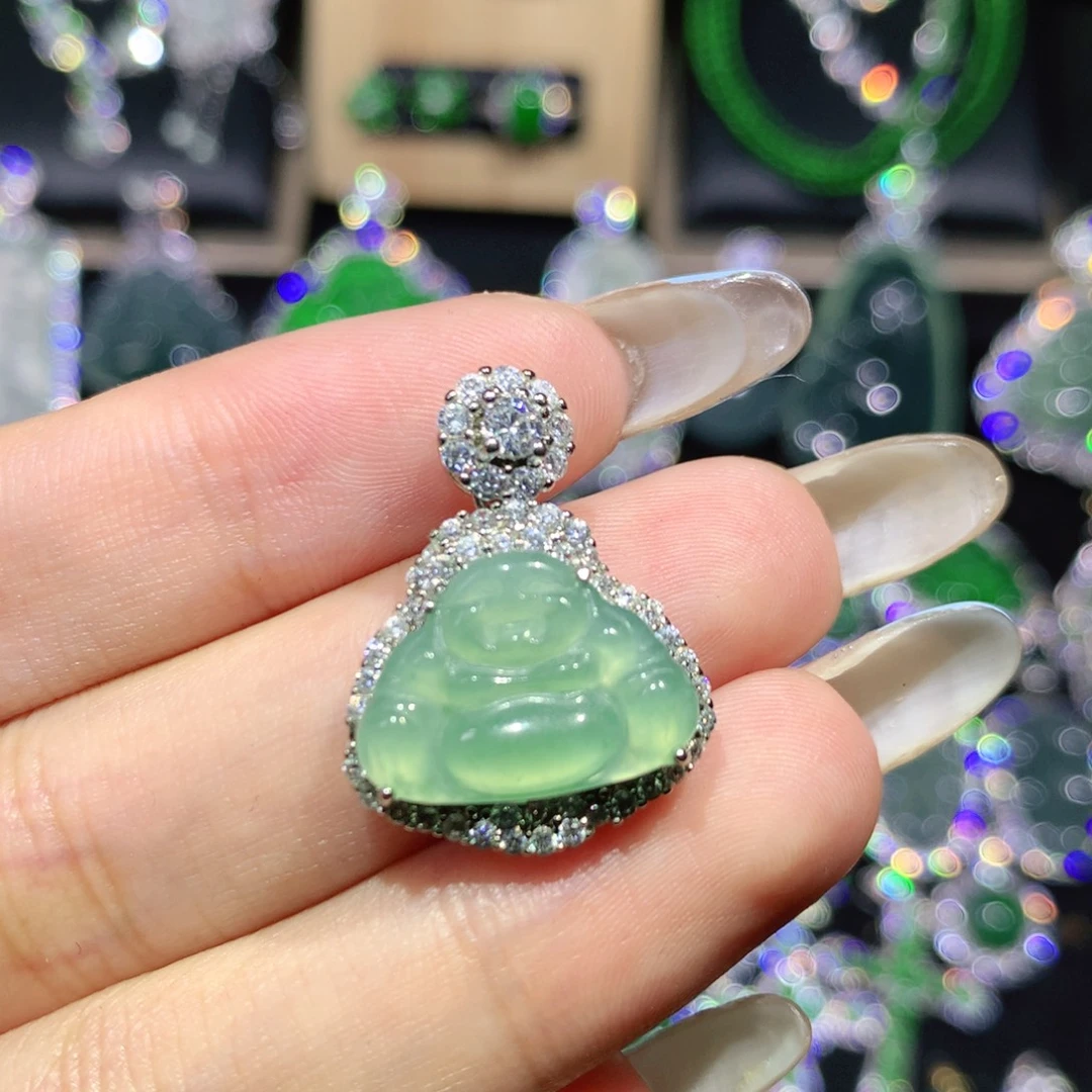 楠****翡翠未镶嵌吊坠(不含链)