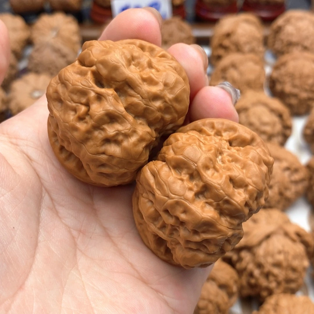 【闪购商品】文玩核桃把件44尺蛤蟆头