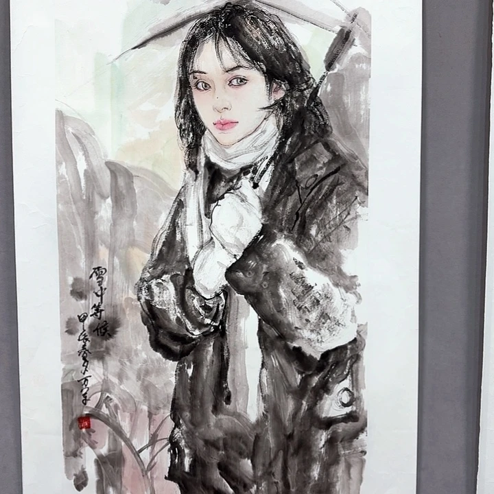 国画亲笔手绘放心去藏