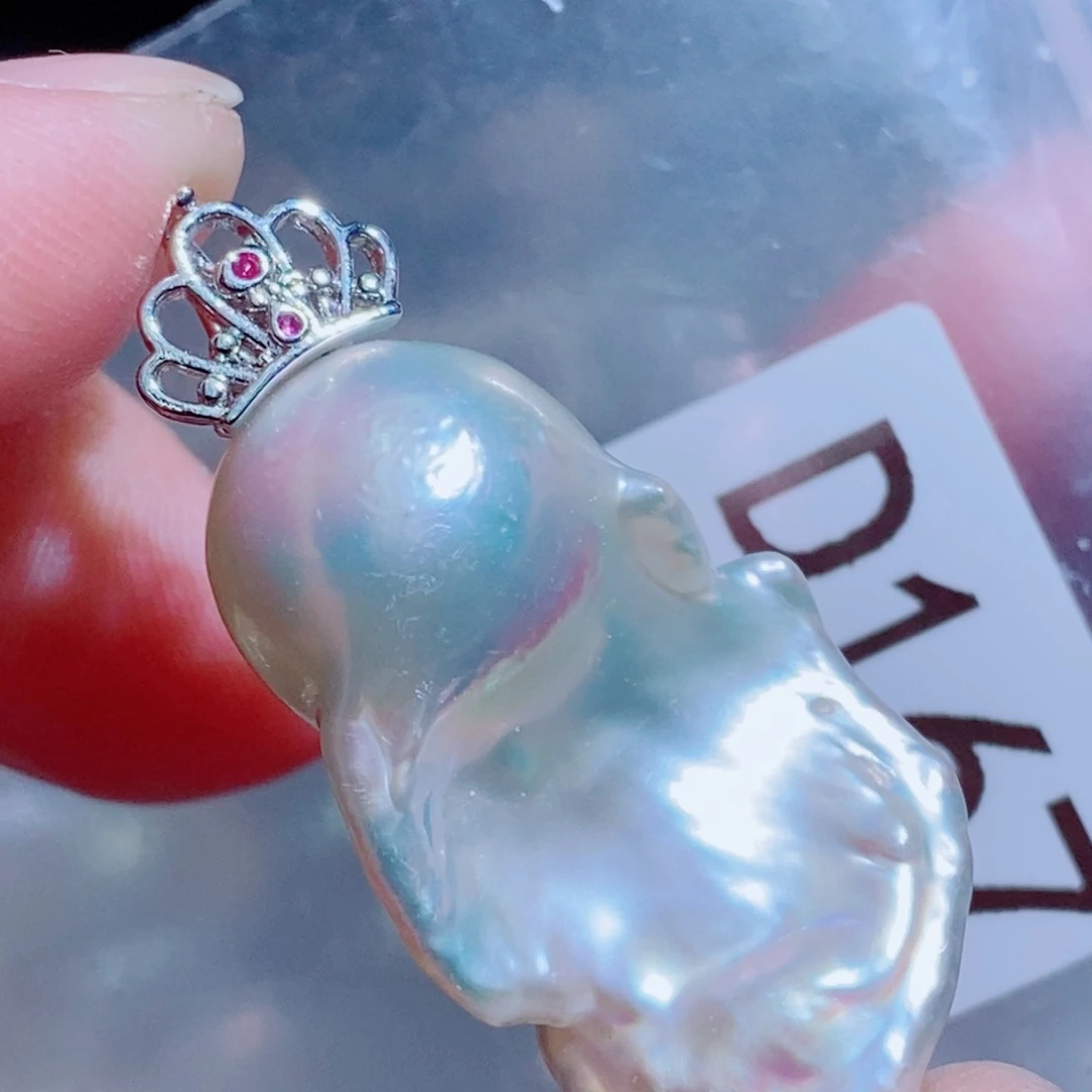 其他银S925镶嵌淡水珍珠