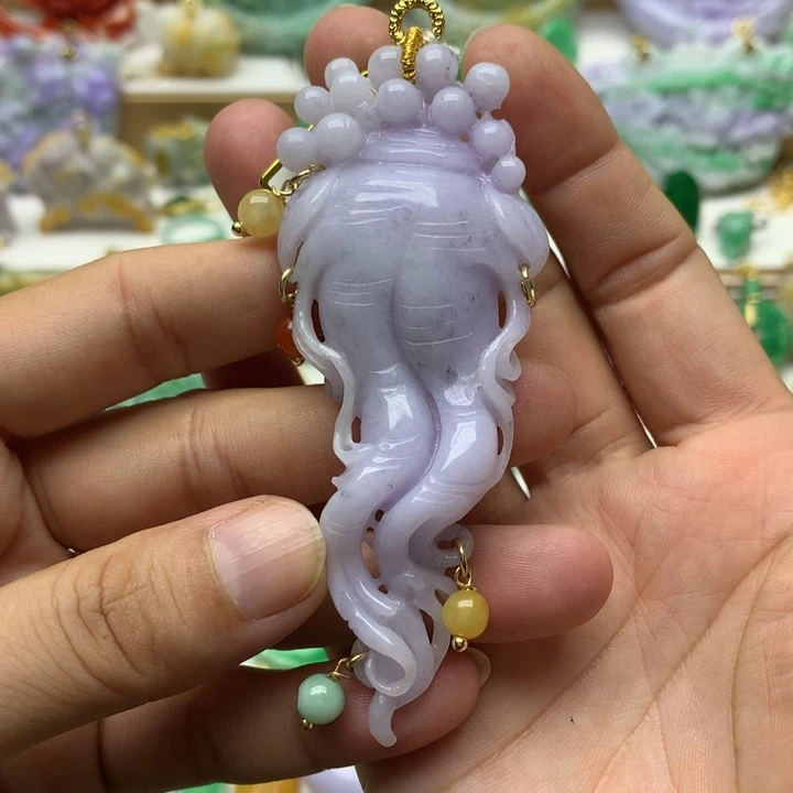 颈饰未镶嵌翡翠翡翠