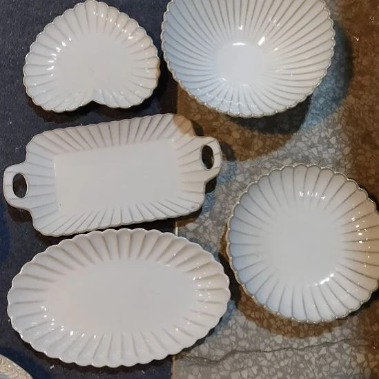 瓷片微瑕贝壳一套