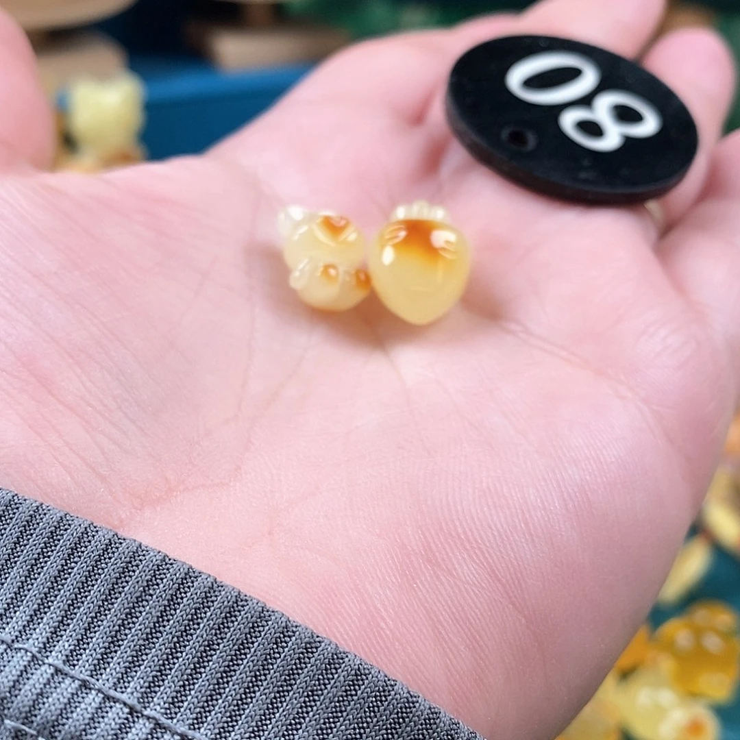 琥珀颈饰未镶嵌?****?裸石