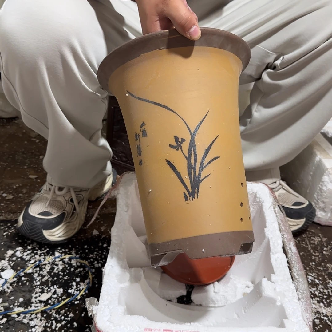 紫砂花盆口径20.25口径