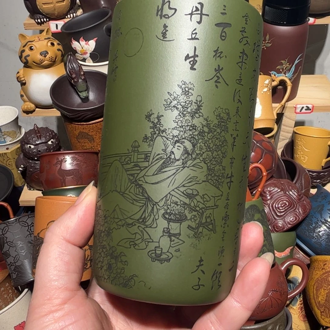 紫砂茶杯宜兴紫砂主人杯