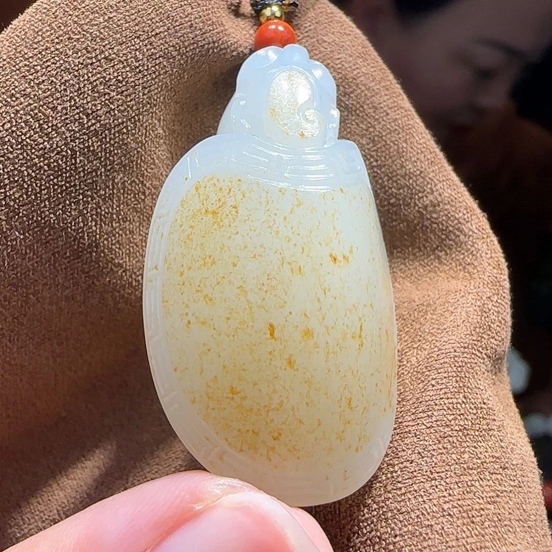 张***颈饰未镶嵌和田玉龙龟