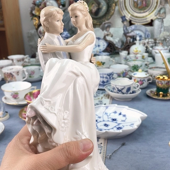中古欧瓷瓷器小房子