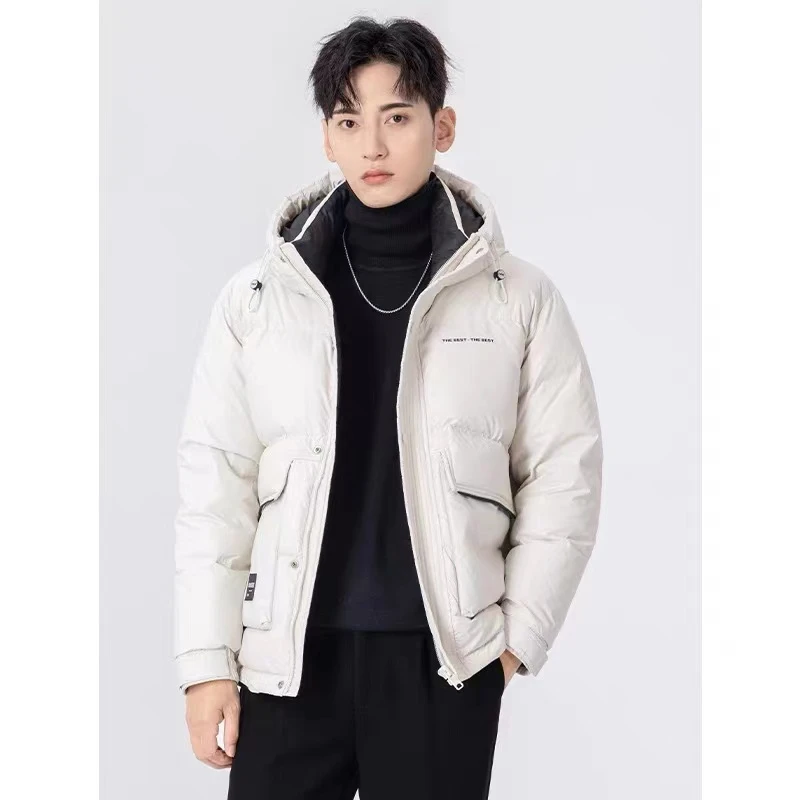 90羽绒服2025潮流秋冬季新款保暖加厚款面包服短款休闲566