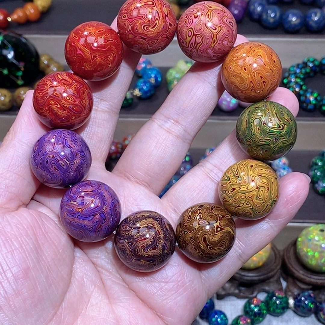 大漆珠2.0千层犀皮多宝