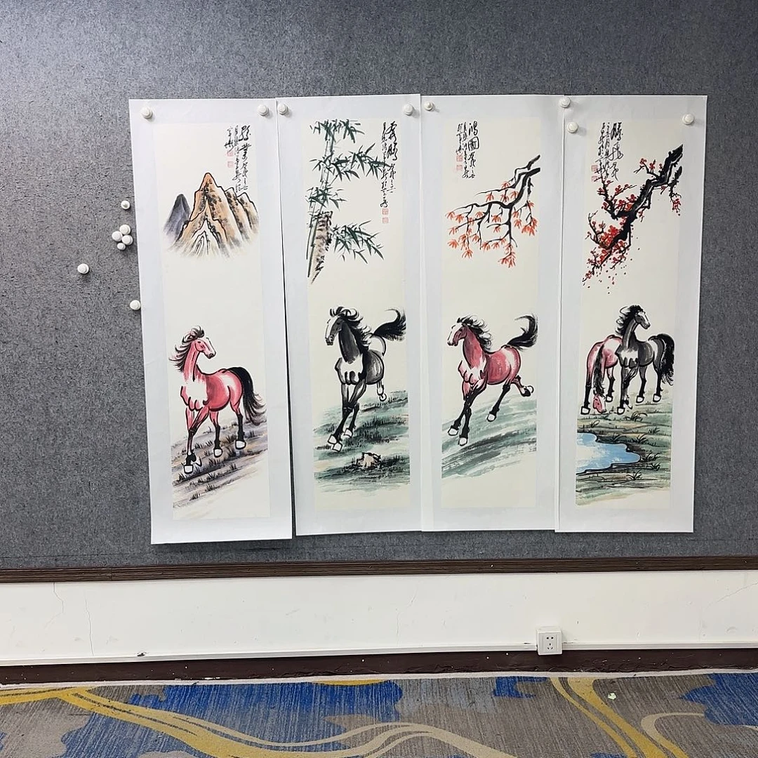 书法书法作品多次参加