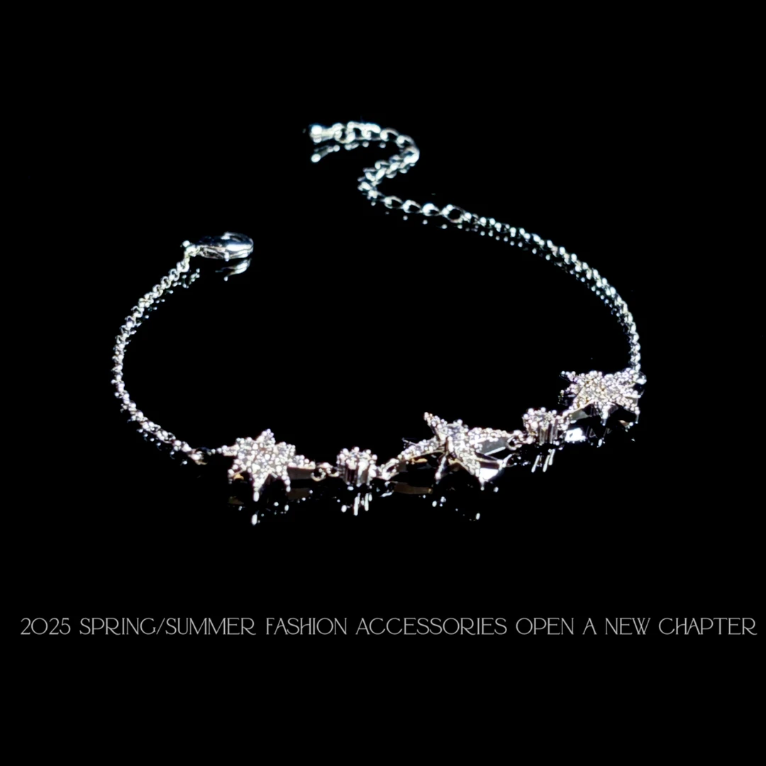 铜合金手链 镀K金 2025新款C6804【芒星手链】BABA BOX 手链