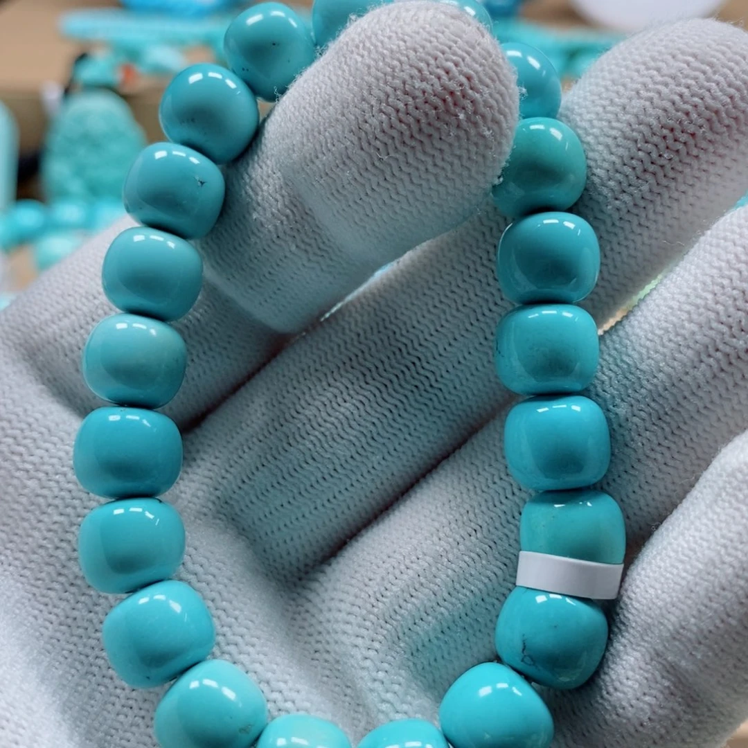 绿松石珠宝奇石未镶嵌央***觉