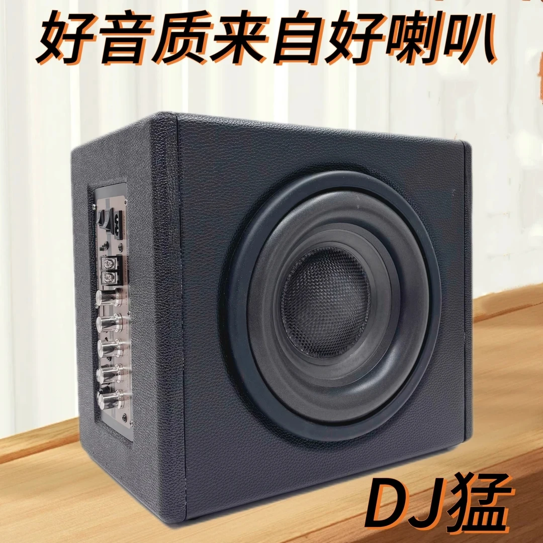 黄鹂鸟双8寸重低音炮12V24v220V车载家用蓝牙音响重低音K大功率