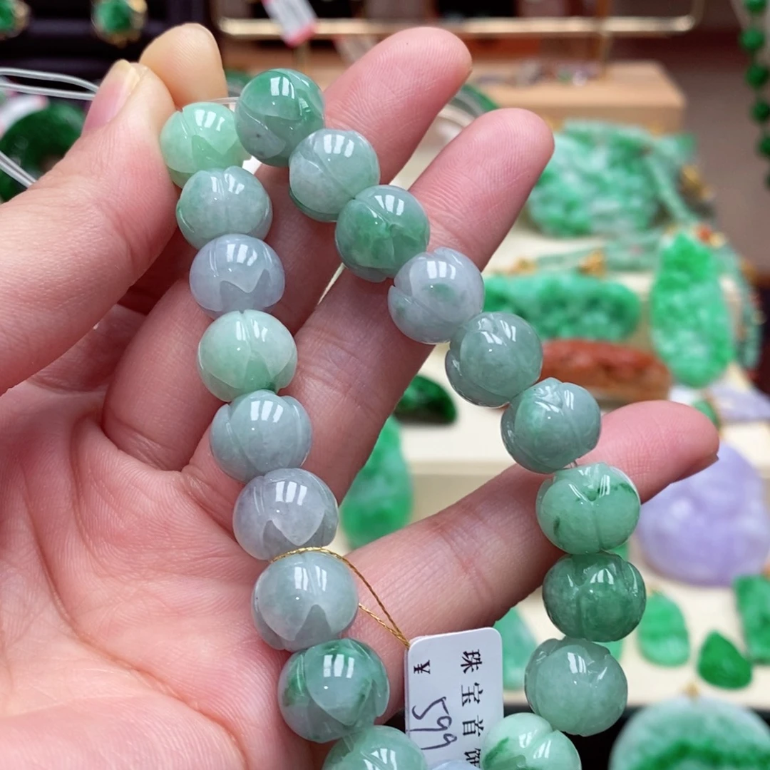 未镶嵌手链翡翠翡翠手串