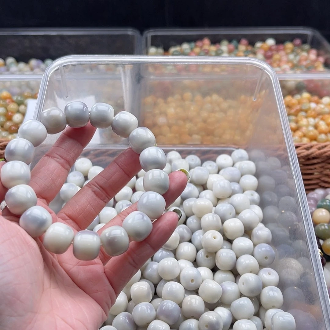 白玉菩提吊坠Wq/14mm/20颗