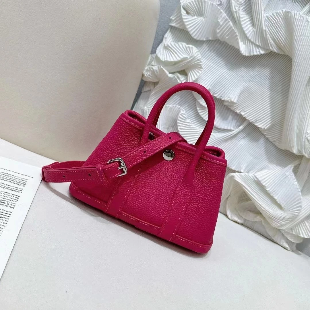 E081-E100时尚经典优雅通勤风真皮手提单肩斜挎包