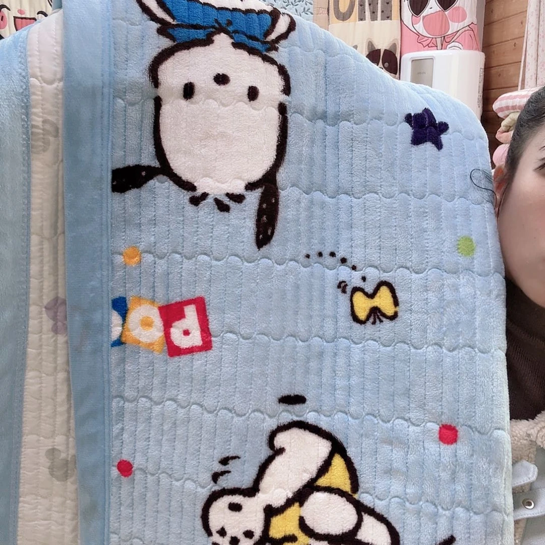 竹子纤维加厚宝宝绒床盖蓝狗狗200/230