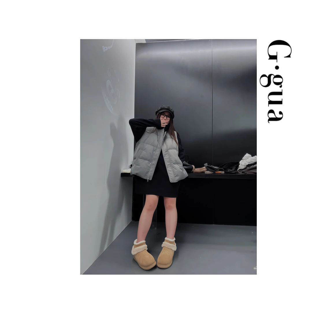 【张_Ggua】大码半拉链显瘦卫衣裙高级感纯色减龄上衣