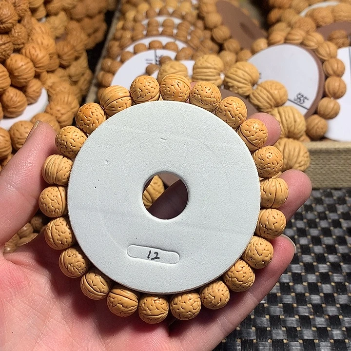 桃核手串.#盘锦黄桃小金豆