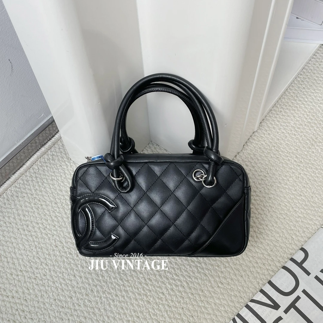 99新 Chanel/香奈儿 黑色康鹏mini保龄球10开 JM7-3856