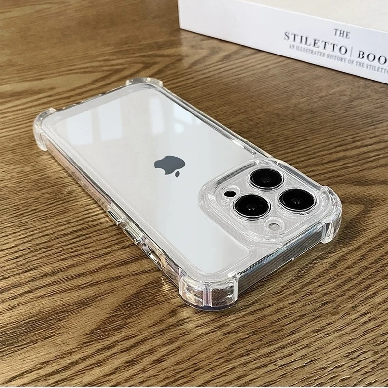 欧克里里电镀按键气囊适用苹果15/16promax手机壳14/13/11/12