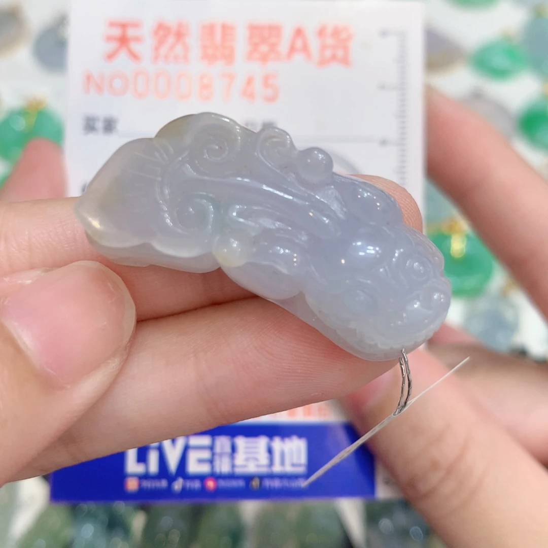 翡翠未镶嵌颈饰貔貅