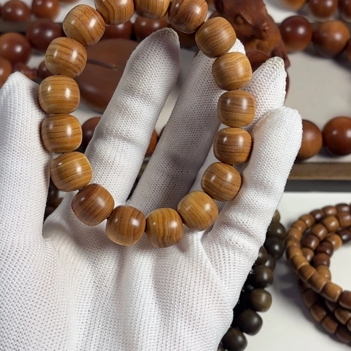 万***缘檀香木1112老山檀虎皮纹供奉奶香