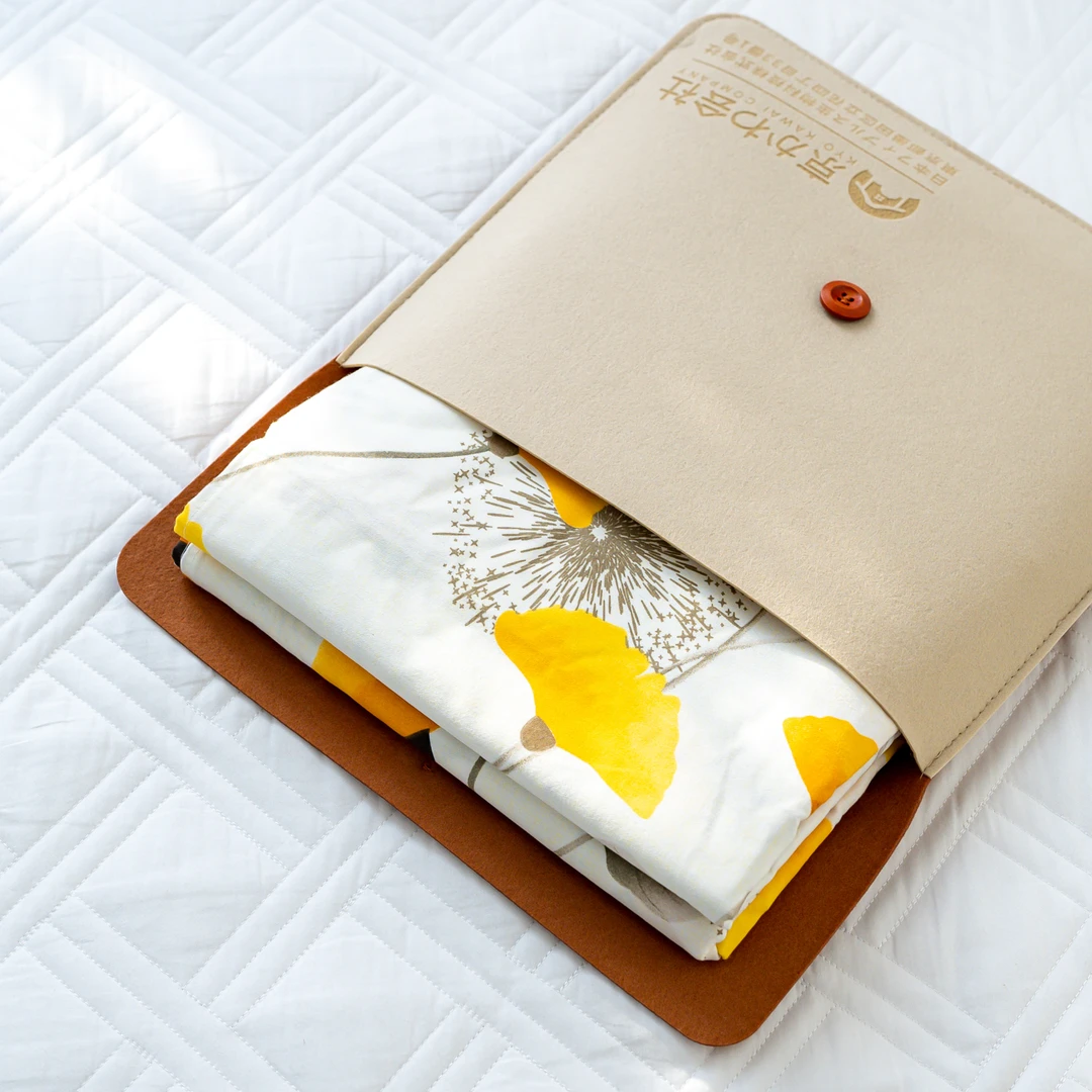 专享【京かわ会社】新疆长绒棉床单230*245cm 金秋银杏
