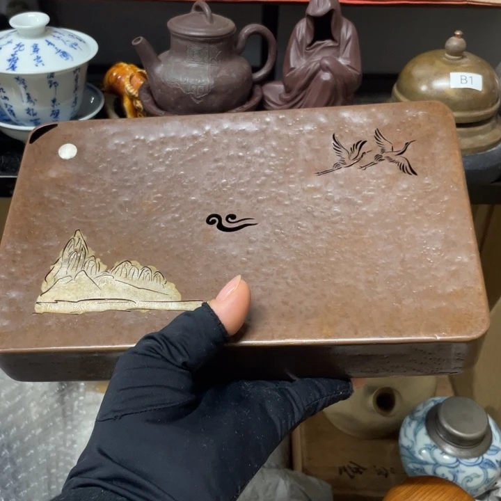 铜中古工艺品摆件