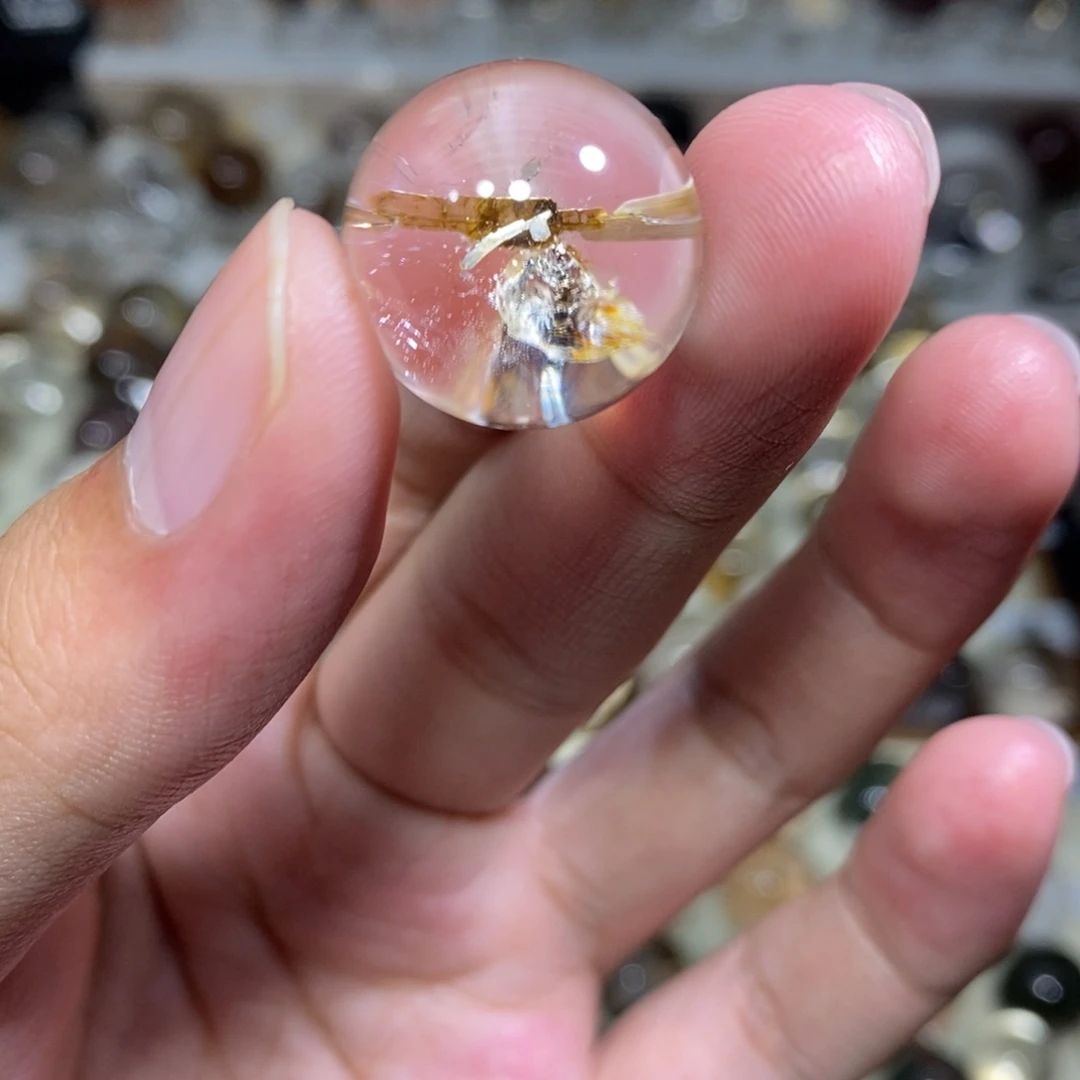 水晶珠宝半成品未镶嵌19m