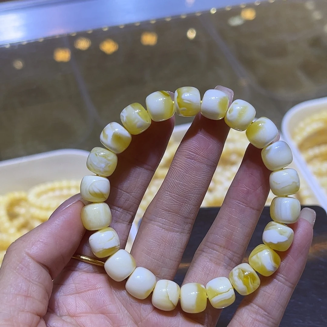 手链琥珀未镶嵌蜜蜡手串10