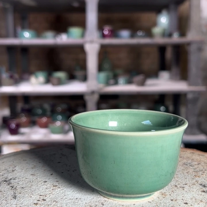 瓷片钧瓷杯子茶器小摆件68