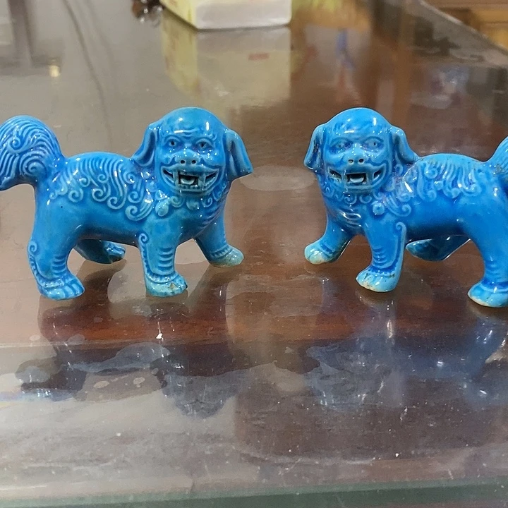 安***热景德镇陶瓷 狮子 手工