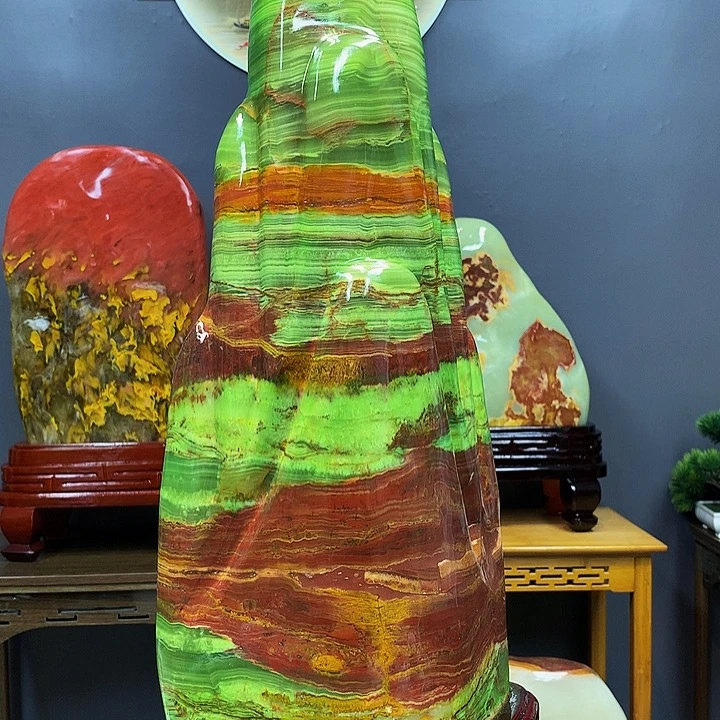 石材靠山摆件家居装饰