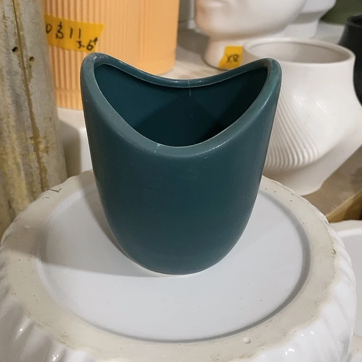 摆件陶陶盆有孔 瑕疵介意勿拍