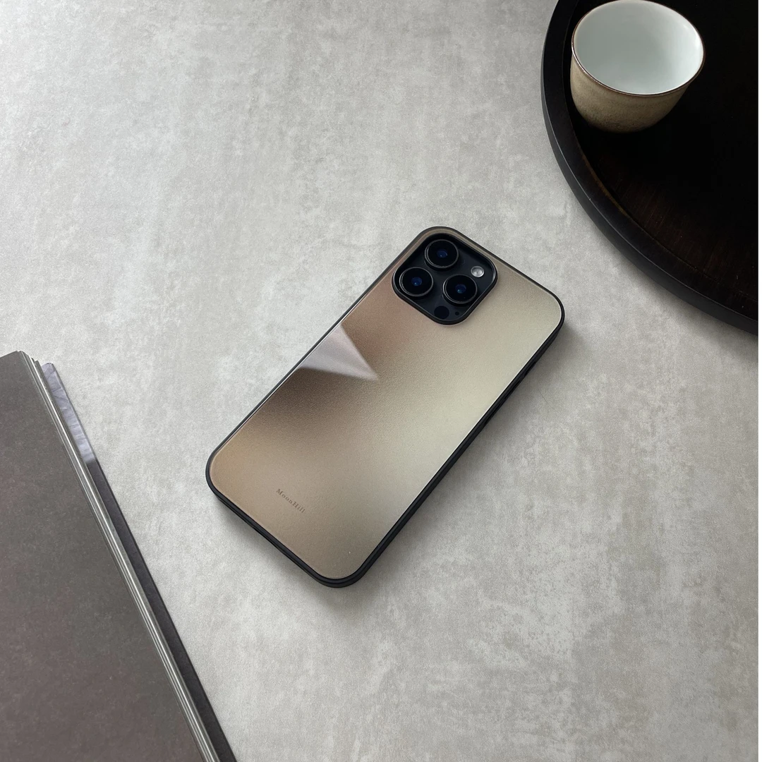 《明茶褐染》新中式适用于16promax苹果手机壳15promax高级感手机壳