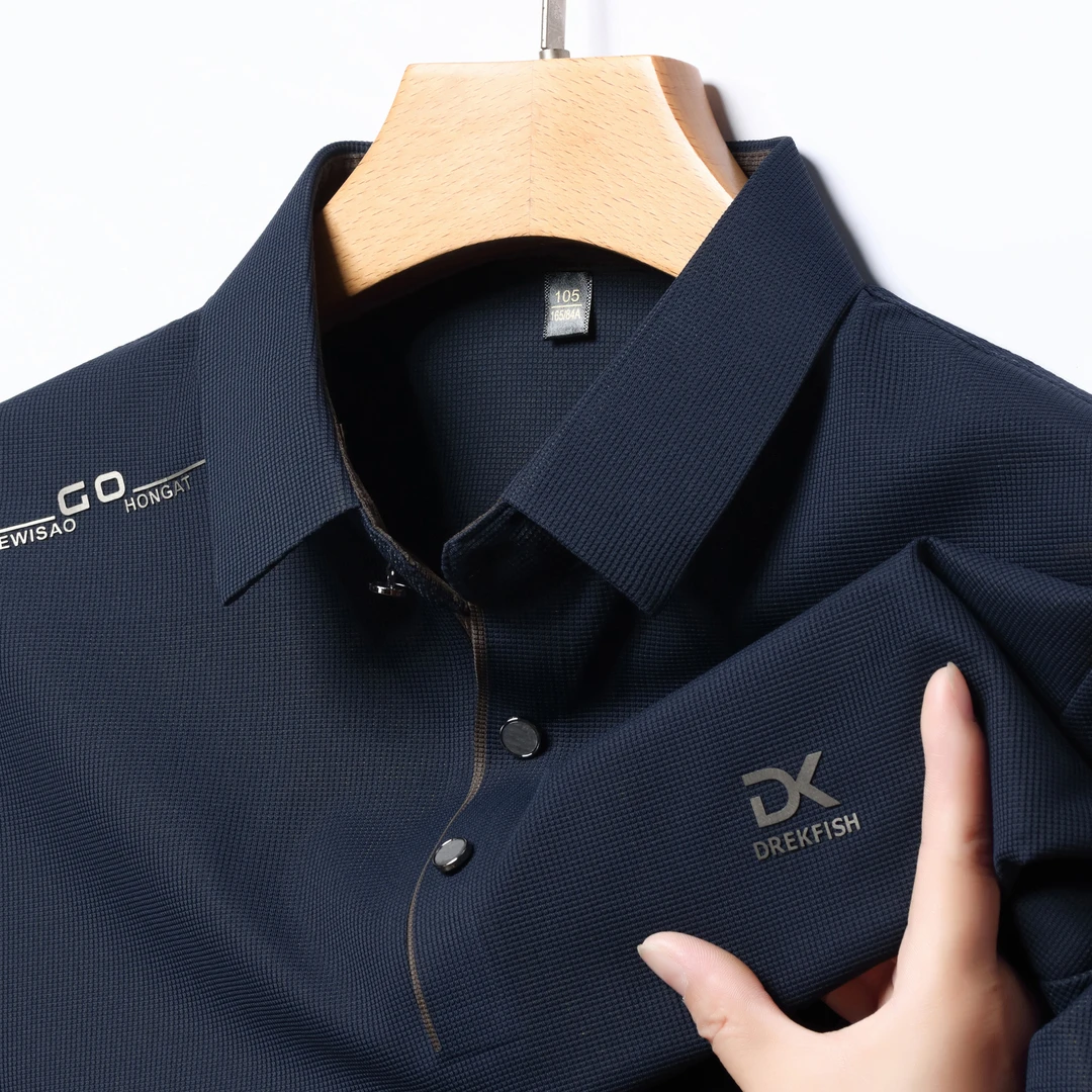 Mexican/稻草人男士夏季短袖POLO衫透气商务休闲翻领薄款半袖宽松