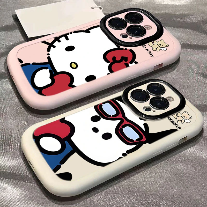 帕恰狗凯蒂猫适用iphone1716promax苹果1514手机壳泡芙13p12/11软