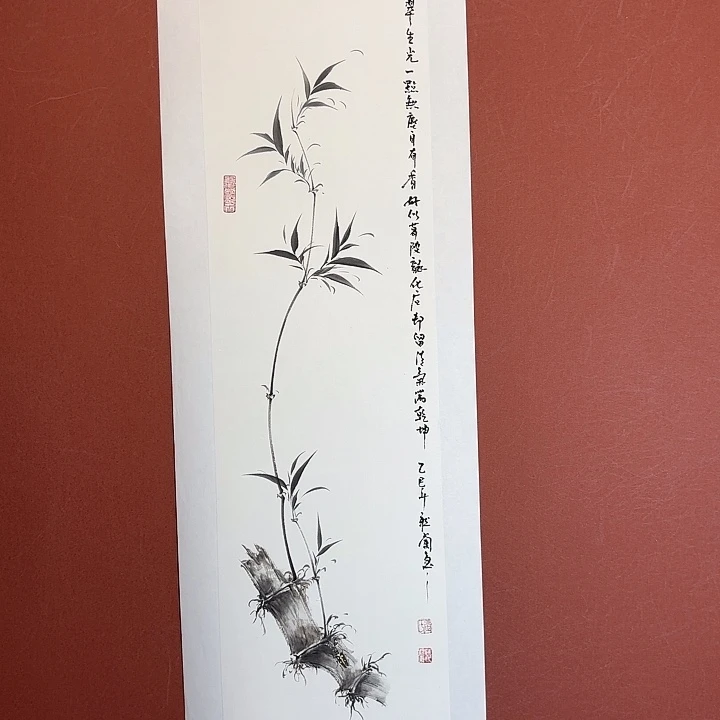 国画听兰老师花鸟