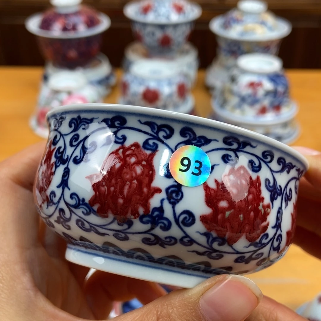 手绘现代茶具非古董