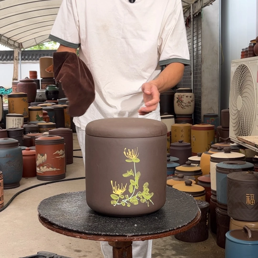 茶叶罐紫砂8 饼茶叶罐