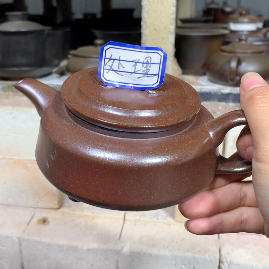 紫砂茶壶纯自然柴烧