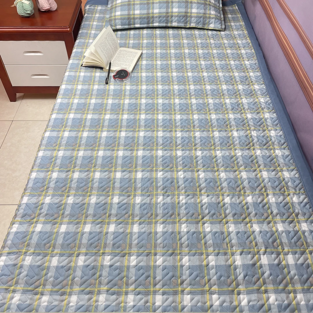 【四季款】学生宿舍床盖,单人床,铺沙发飘窗,双面加厚防滑单人床盖