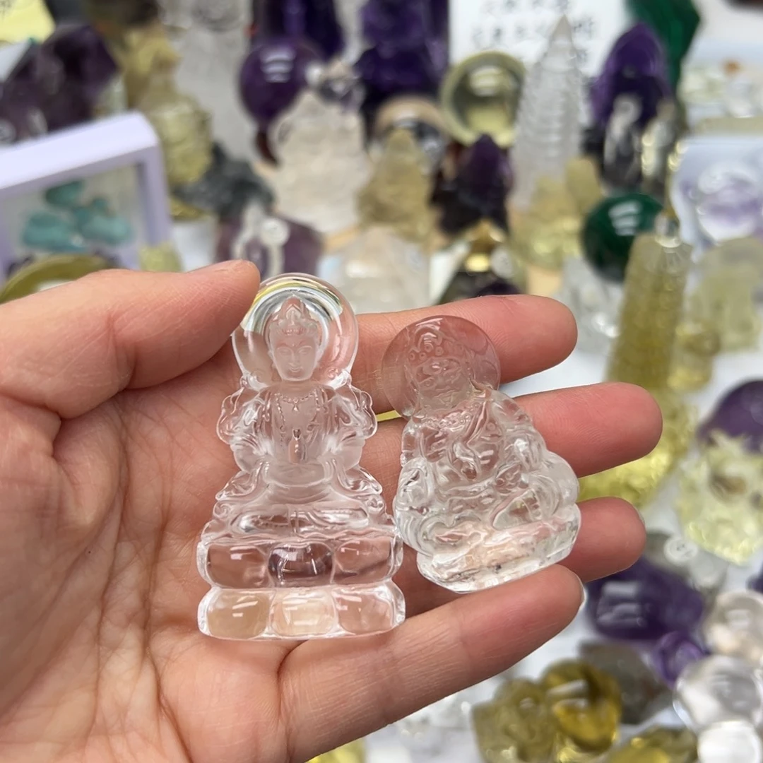 水晶水晶摆件未镶嵌怡*