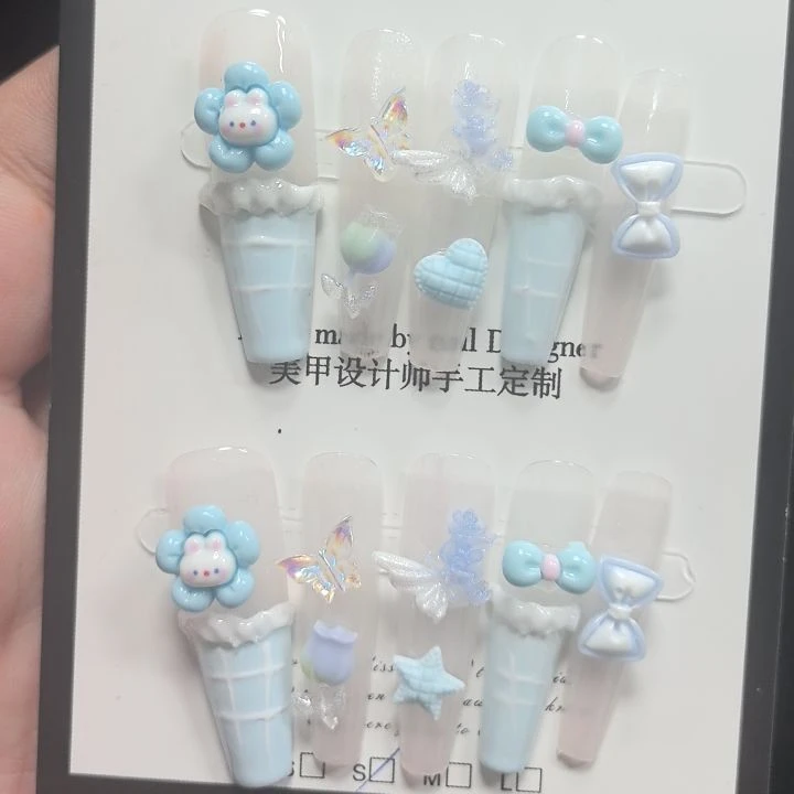 （补邮）直播间过款手工穿戴甲链接，单独拍不发