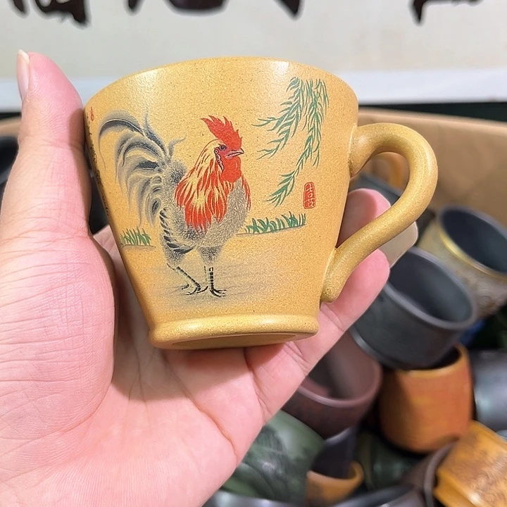 茶杯紫砂全手工紫砂主人杯