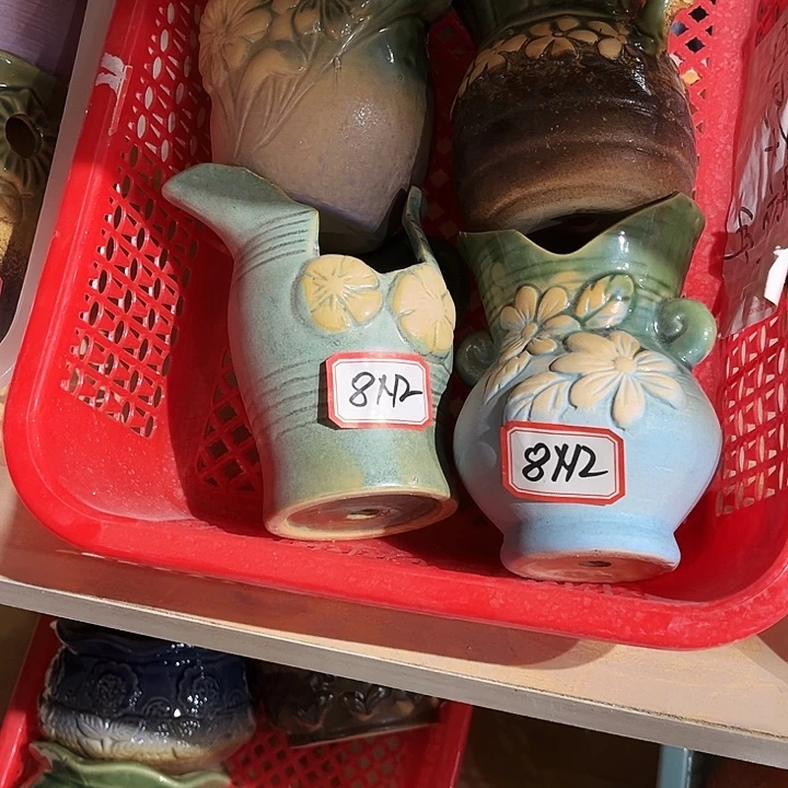 瓷片花盆福利多肉捏花