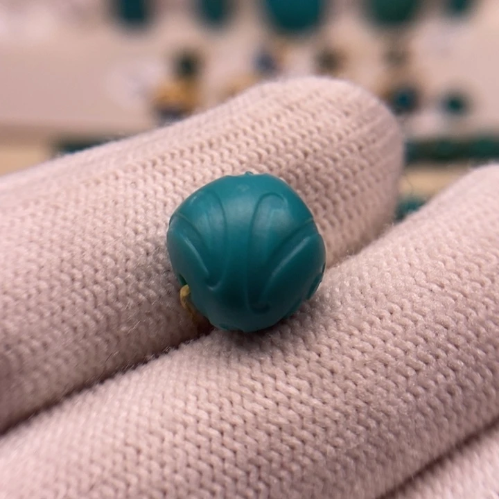 未镶嵌绿松石珠宝奇石博古老型11.1mmAA738