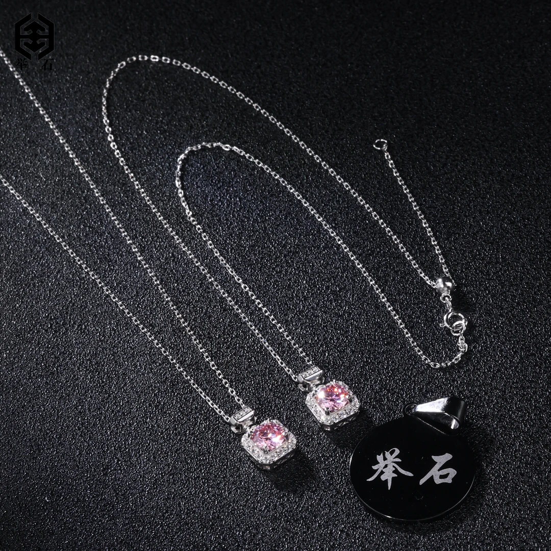 925银莫桑石银制品 X09-9819-0929莫桑钻项链（一件/多样性）I